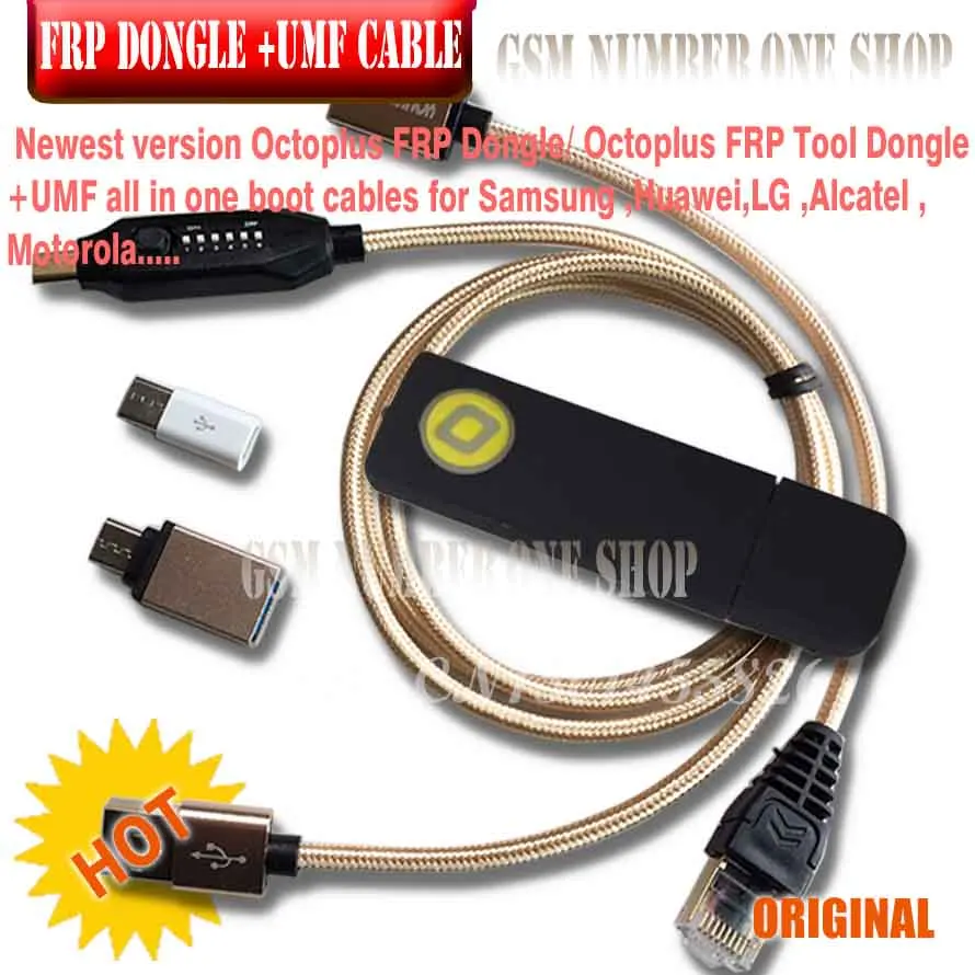 octoplus frp dongle + umf all in 1 cable - GSMJUSTONCCT-A1