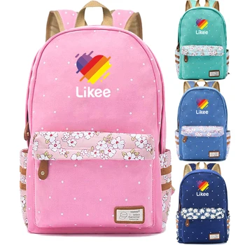 

Russia Styles Likee Backpack for Boys and Girls Back To School Book Bag "LIKEE 1 (Like Video)" Rucksack Backbag Hip Hop