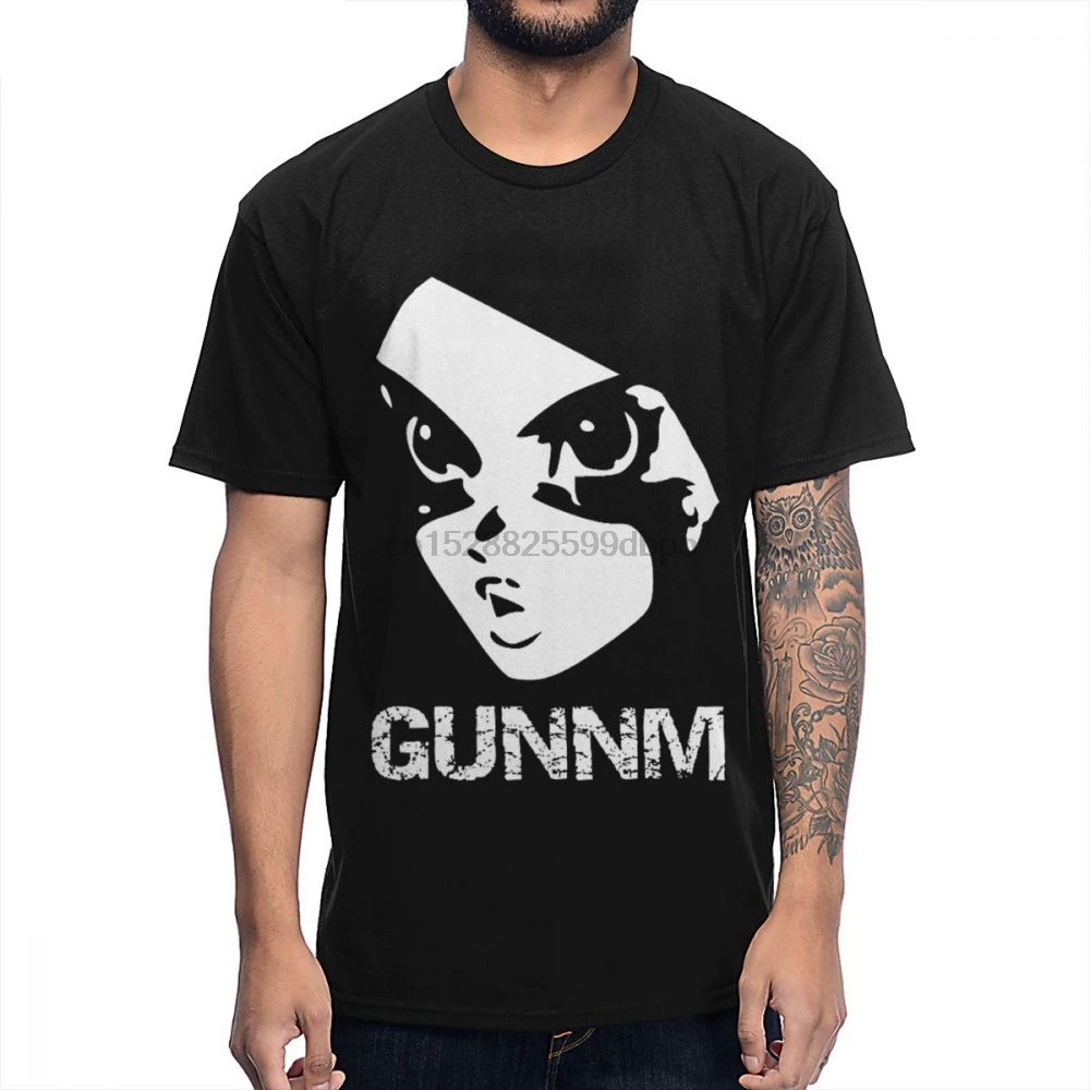 Awesome battale Angel Alita Gally Gunnm футболка Новая Стильная хлопковая Футболка с круглым