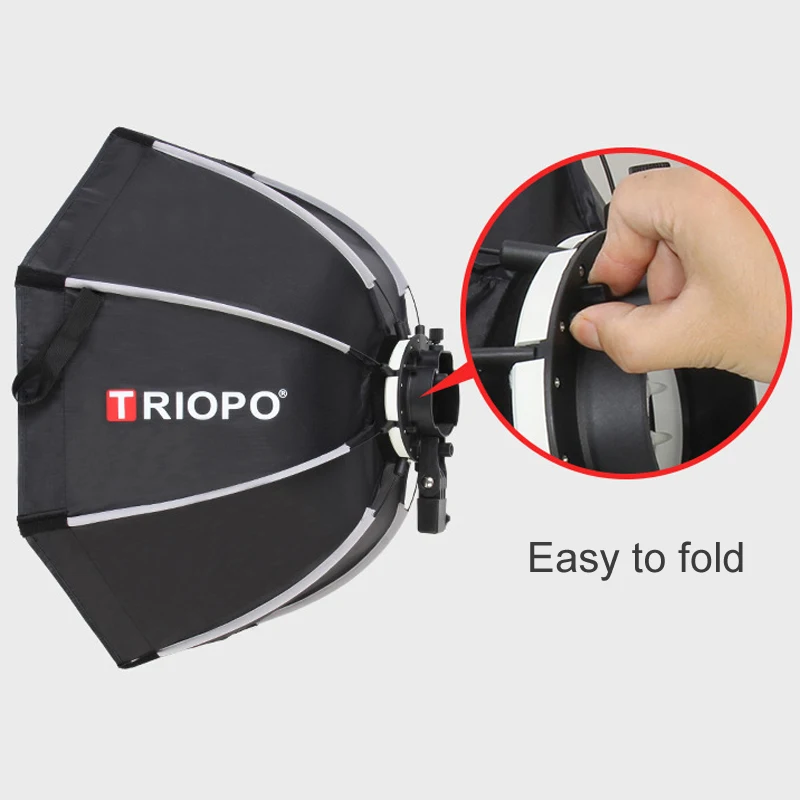 Triopo KX65 Speedlite Outdoor Octagon Umbrella Universal Mount Flash Softbox for Yongnuo YN560IV 568 Godox AD200 V1 Photography Triopo KX65 Speedlite Outdoor Octagon Umbrella Universal Mount Flash Softbox for Yongnuo YN560IV 568 Godox AD200 V1 Photography