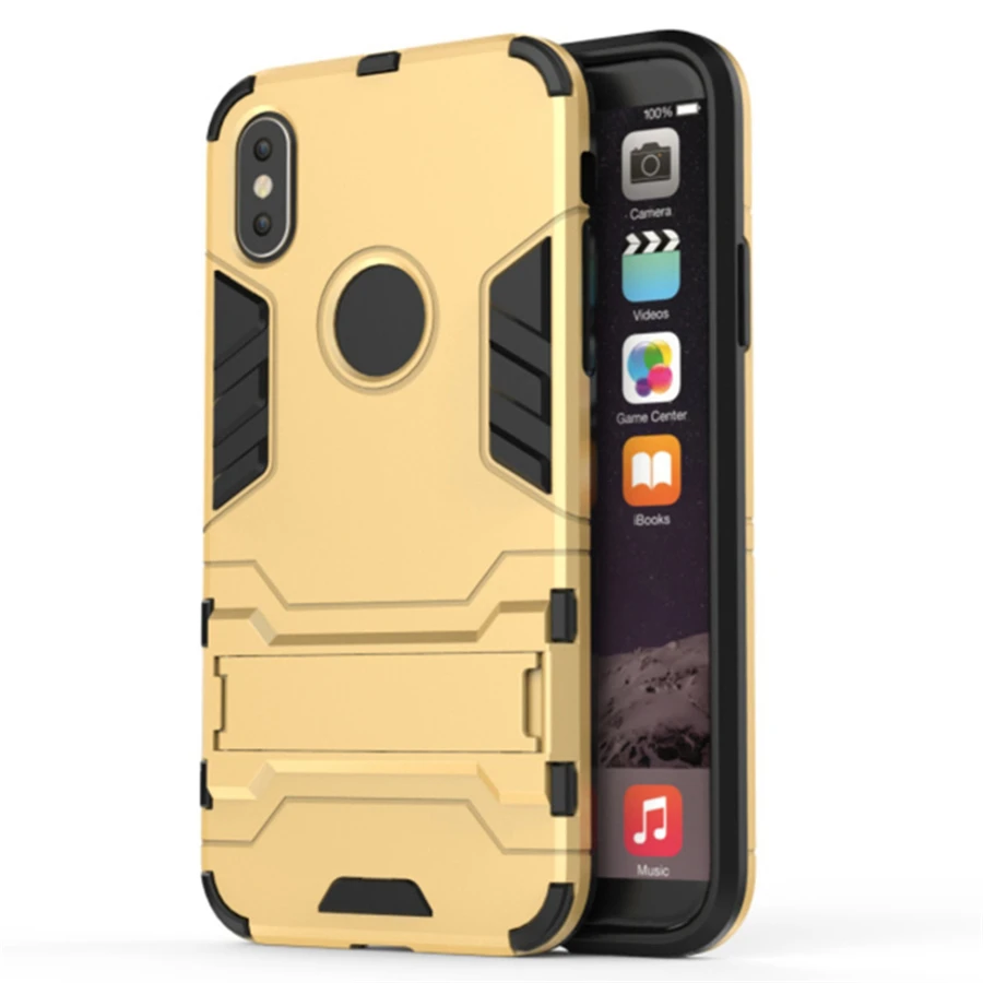 

Creative phone cases Shell Iron Man Invisible Bracket All-inclusive Armor Drop-proof Set FOR:IPHONE 5S 6S 7 8 XS XR MAX PLUS