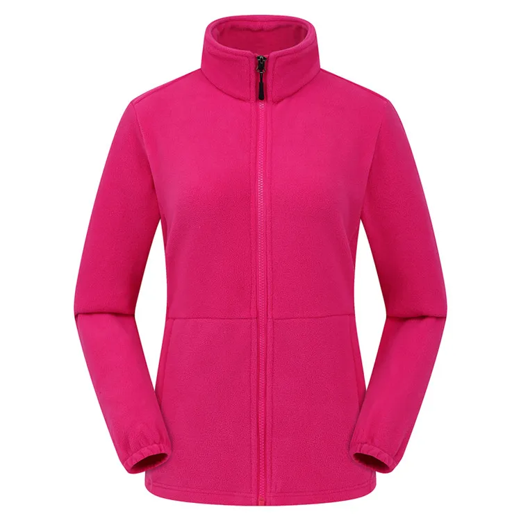 Mountainskin Мужская Женская флисовая теплая куртка для походов, спорта на открытом воздухе, скалолазания, Походов, Кемпинга, ветровка, мужские теплые пальто VA624 - Цвет: Women Rose