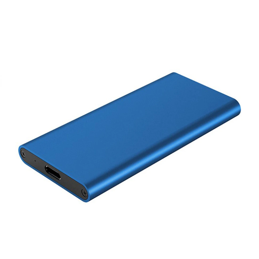 XT-XINTE USB3.1 SSD Тип C MSATA Корпус чехол 10 Гбит/с, высокая Скорость чехол для корпуса жесткого диска кабель Поддержка 30*25 30*50 мини SATA 4 ТБ - Цвет: Blue