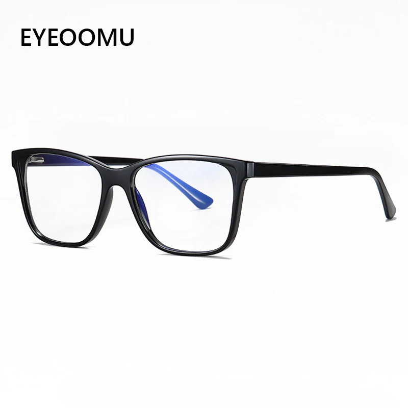 

New Computer Gaming Glasses Women Blue Light Blocking Eyeglasses Square Myopia Optical Frame Men Prescription Eyewear Clear Lens