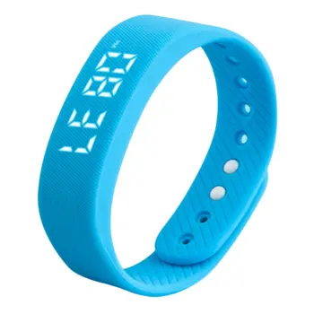 

Fashion Trends 3D T5 LED Display Sports Gauge Fitness Bracelet Smart Step Tracker Smart Pedometer Man Woman Wristbands Smartband