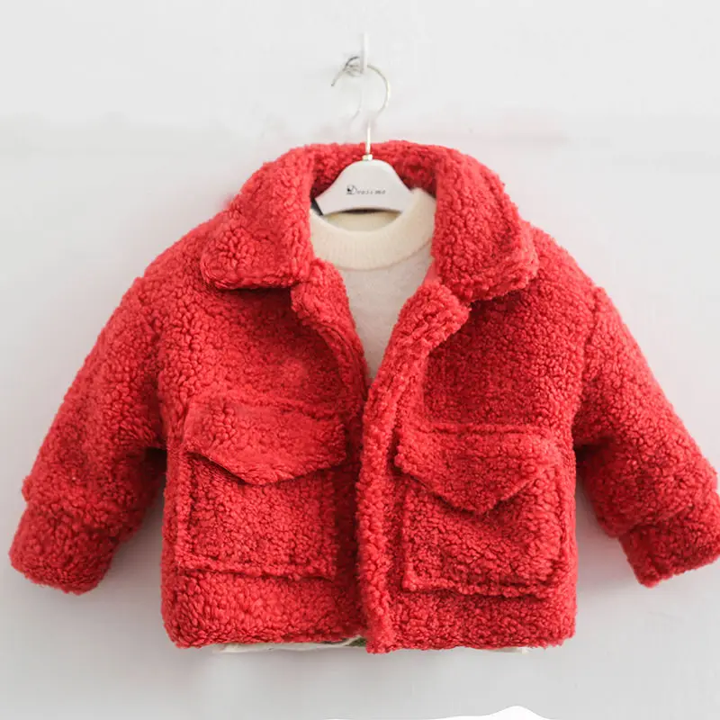 Girl Jacket thick warm Kids autumn winter Clothes Children Jacket for Baby Boys Outerwear Girls Coat toddlers 90~130 cotton