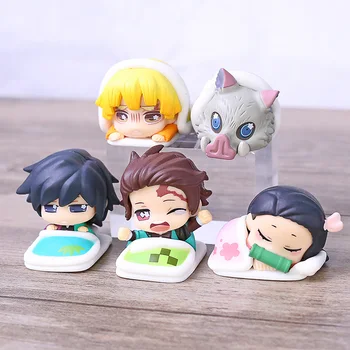 

Anime Demon Slayer Kimetsu no Yaiba Tanjirou Giyuu Inosuke Nezuko Figure PVC Model Toy Demon Slayer Figure Anime Chilidren Toys