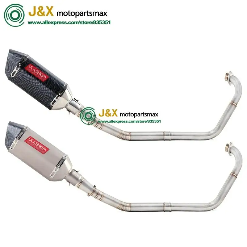Полная выхлопная система мотоцикла Escape slip on для yamaha YZF R15 MT15 MT-15 2008- средняя труба глушителя DB-Killer