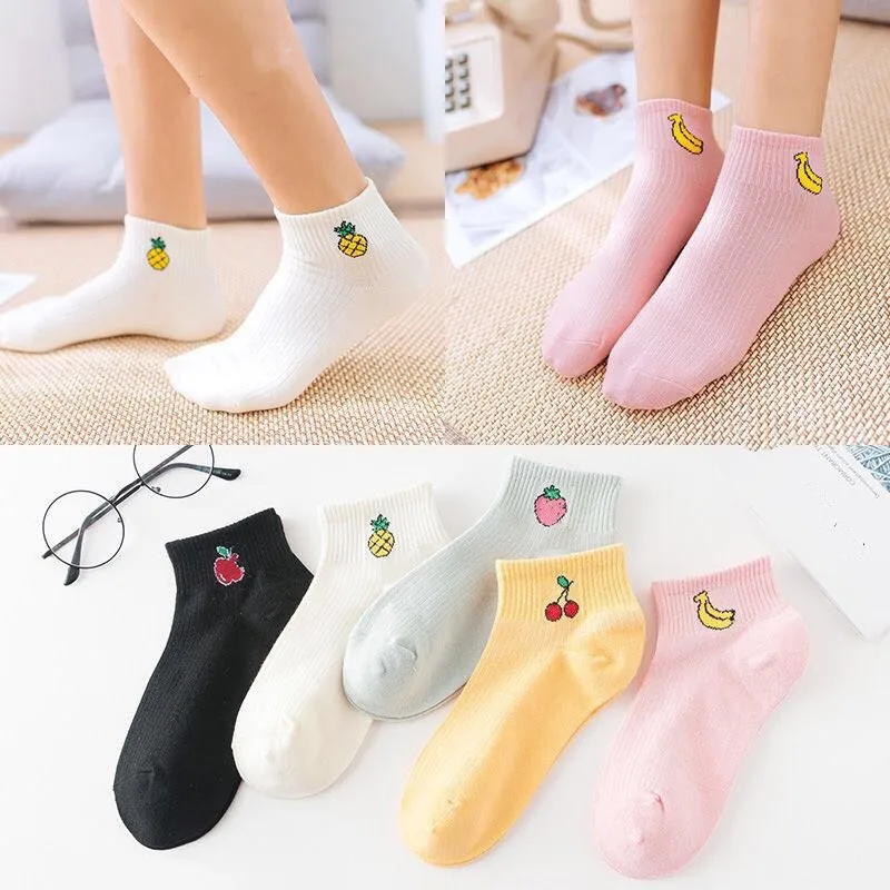 10 пар новых женских носков в стиле Харадзюку, японские носки в стиле ретро с вышивкой в виде Розы и кактуса, хлопковые забавные носки для женщин, подарок