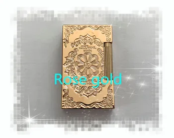 

S.T Memorial D upont lighter Bright Sound! New With the Box and Adapter Serial number TL32 rose gold