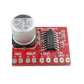 

Taidacent 5w +5w Class D Bone Conduction Speaker 5V Audio Stereo Digital Amp Pcb Circuit Headphone Amplifier Board PAM8406