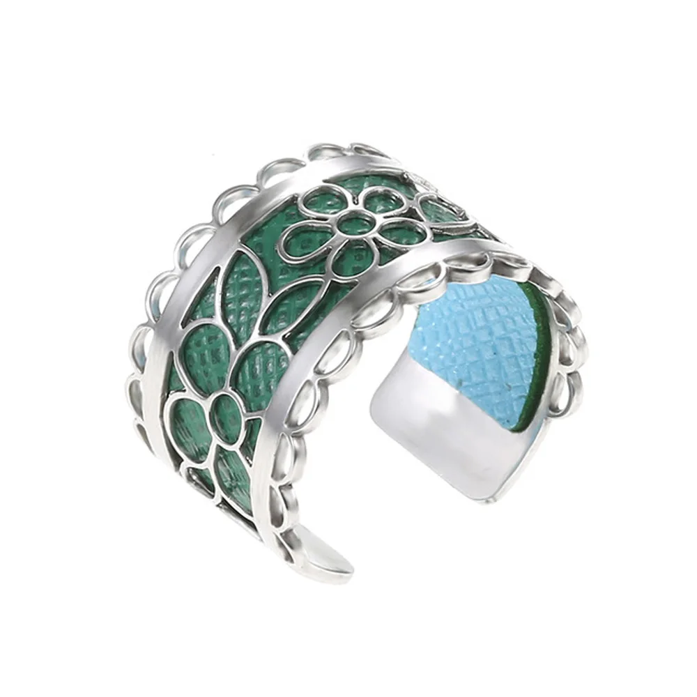 Legenstar bagues pour femme bijoux acier inoxydable femme chevaliere homme регулируемое кольцо Reversilber кожаный ремешок кольцо