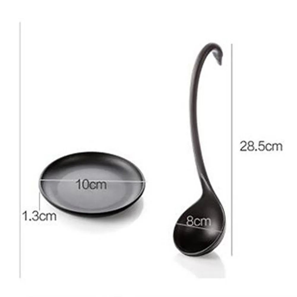 Creative Multifunction Long Handle Swan Spoon Soup Tableware Dinnerware Cooking Tableware Dinnerware Kitchen Tool_voghion.com
