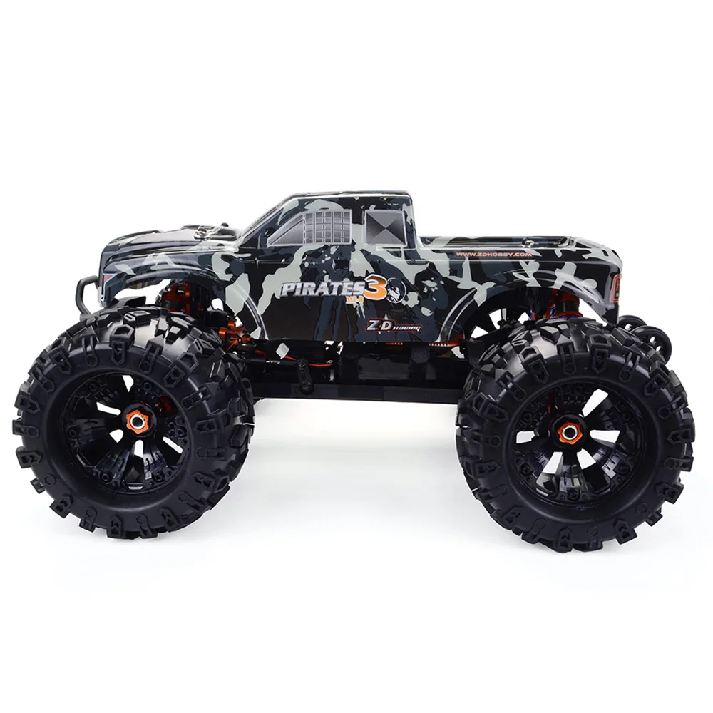 Лидер продаж zd Racing MT8 пиратский 3 1/8 RC Внедорожник Monster RTR Металлический
