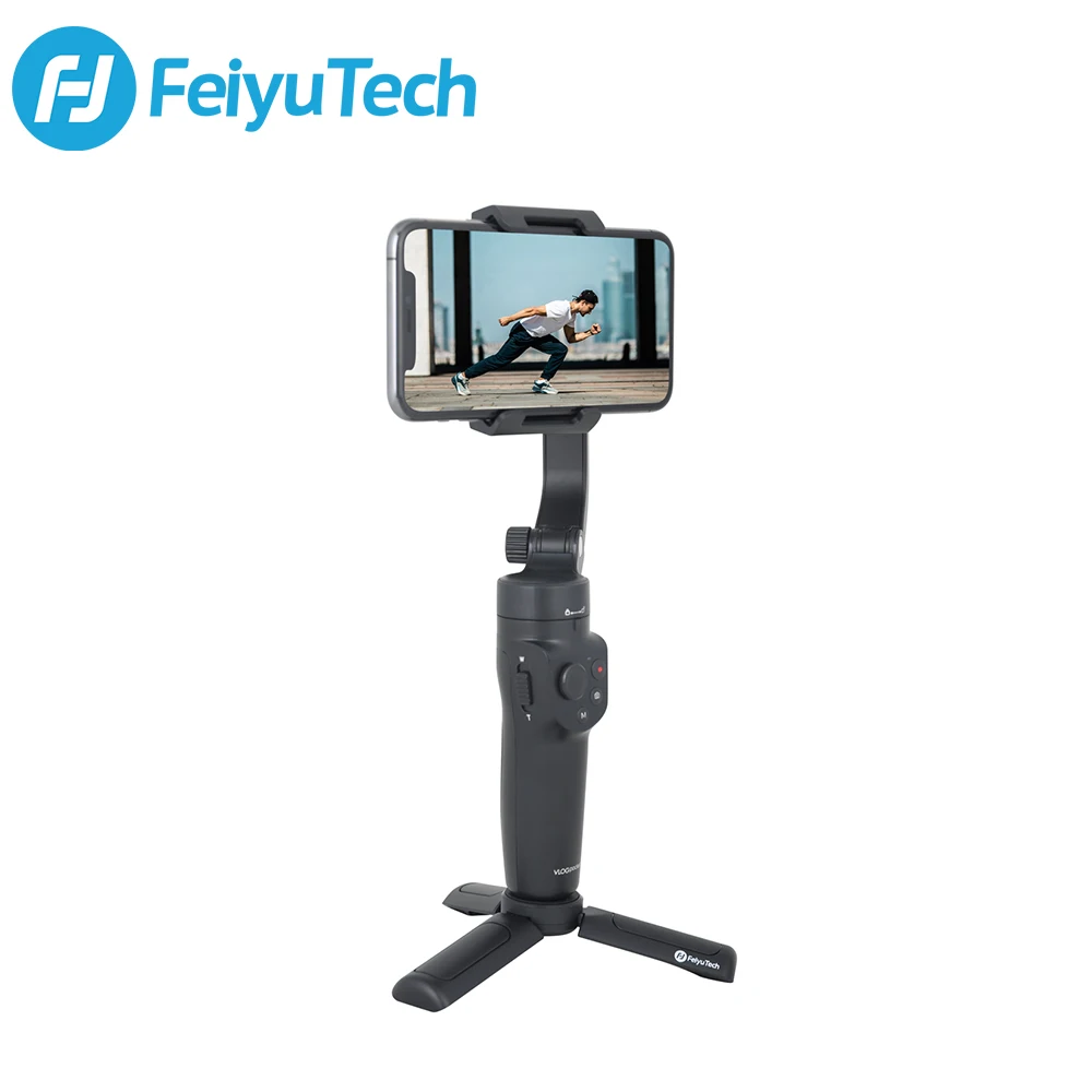 FeiyuTech Vlog bolsillo teléfono 2 de 3 ejes cardán de Stabiliz Smartphone para iPhone 11 XS XR Samsung Huawei Xiaomi se