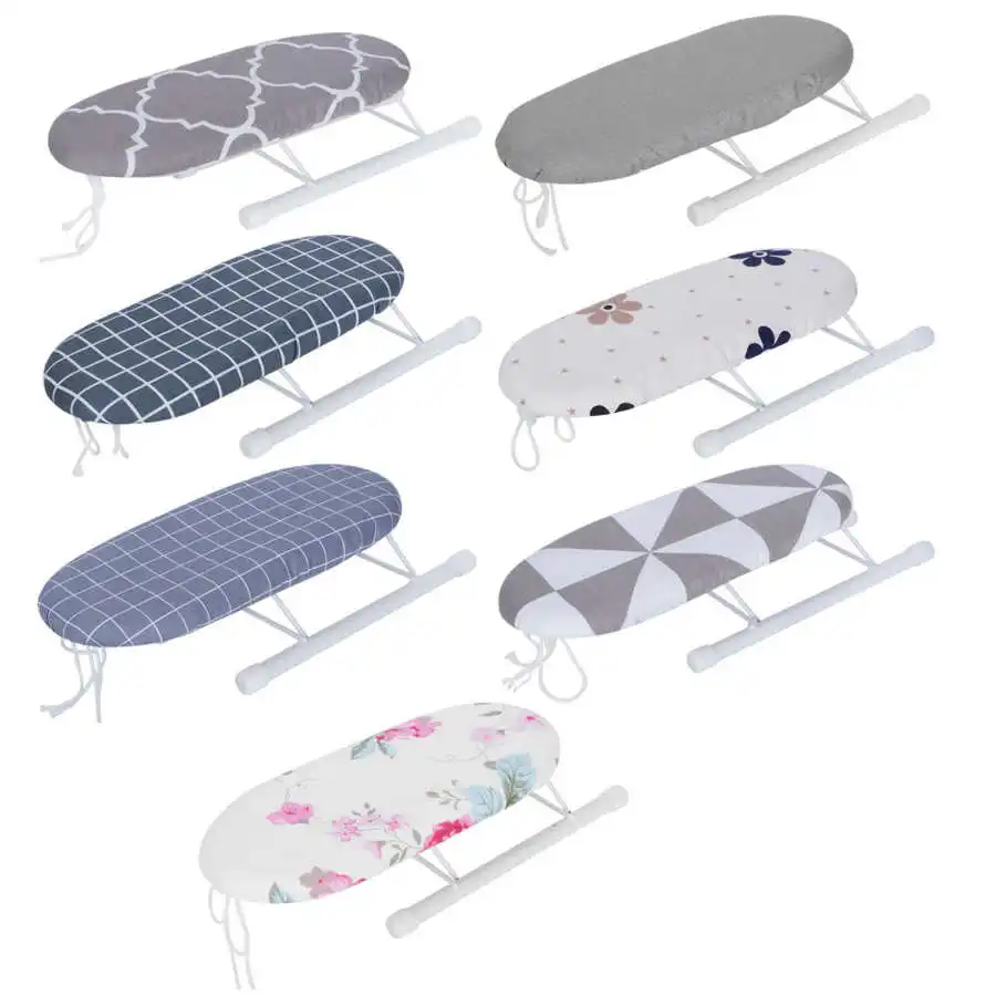 Foldable Space-Saving Mini Ironing Board Home Travel Sleeve Cuffs Collars Table 