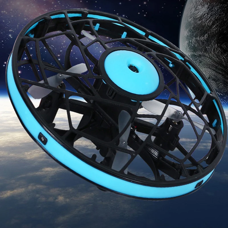 Мини-Дрон UFO игрушки Инфракрасный зондирующий контроль ручной летающий самолет Анти-столкновения ручной Квадрокоптер Индукционная Игрушка Дрон