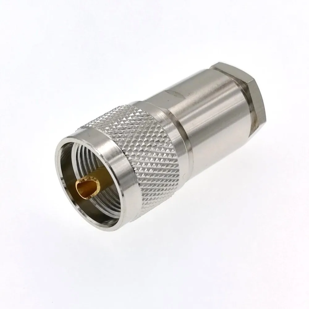 10 шт. Штекерный соединитель PL259 PL 259 UHF Для RG8 LMR400 RG165 RG213 Ecoflex 10|connector pl259connector male |