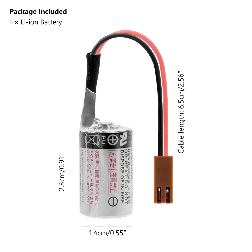 YCDC ER3V 3,6 V 1000mAh PLC батарея для станка с ЧПУ литий-ионные резервные батареи для Toshiba PLC контроллер