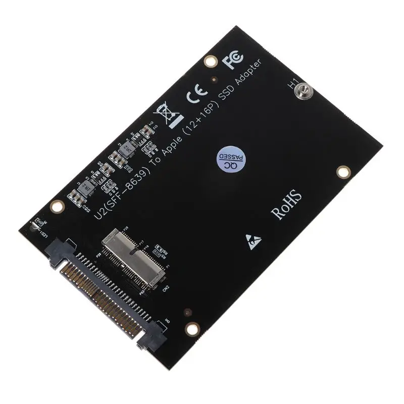 Адаптер SSD M2 PCIe для SFF-8639 U.2 адаптер с 3," SSD кронштейн лоток Caddy для MacBook Air Pro retina 2013 12+ 16 pin