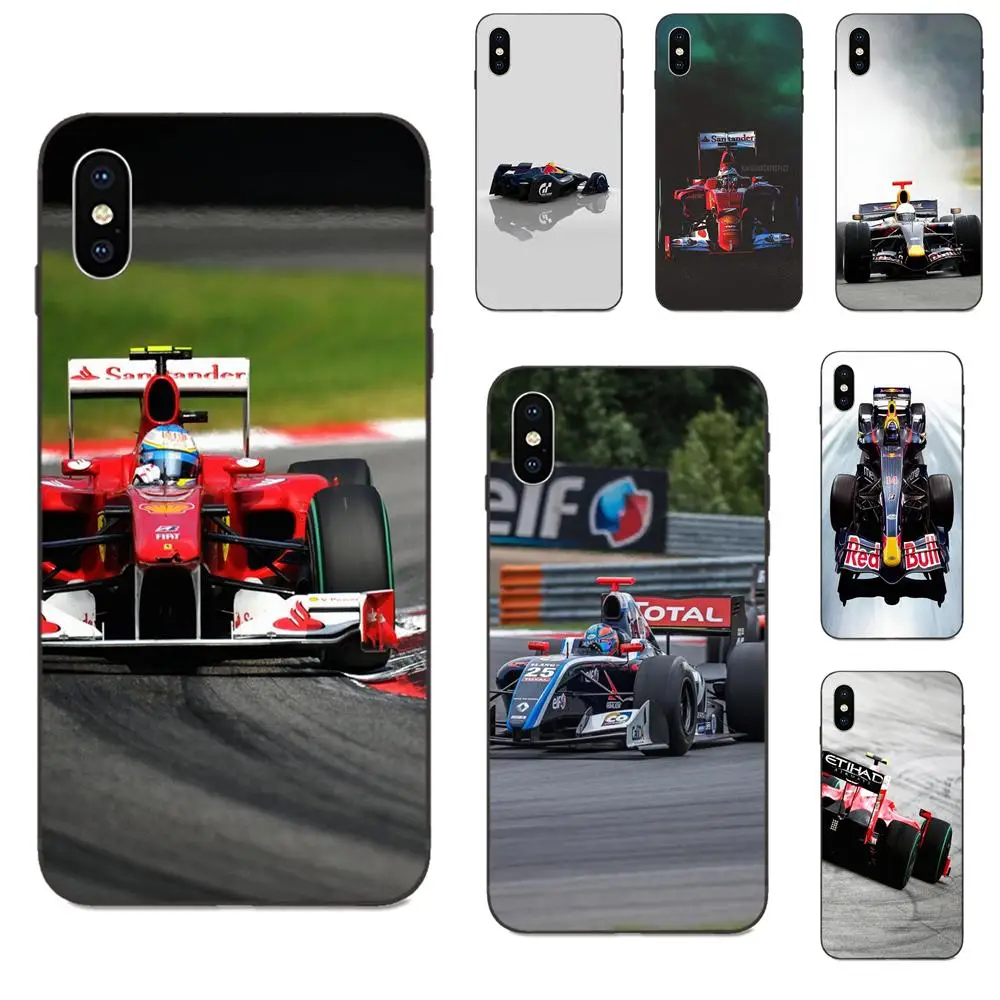 

For Galaxy A3 A5 A6 A6s A7 A8 A9 A10 A20E A30 A40 A50 A60 A70 A80 A90 Plus 2018 Soft Phone Coque Formula 1 Cars Vehicles