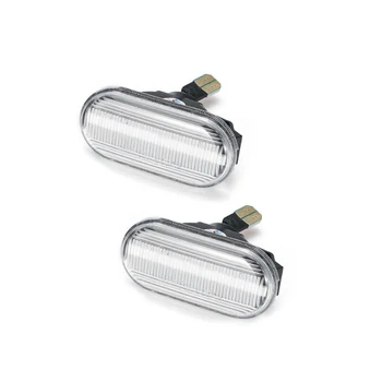 

2pcs 12V Car Left+Right Dynamic Side Marker Indicator Light Lamp For N-issan Navara D40 350Z Z33 Qashqai J10