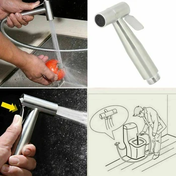 

Bidet Shower Stainless Steel Toilet Hand Shower Head Hygiene Shower Bath Set Durable And Practical