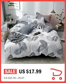 Duvet Cover White Leaf Bedding Set
