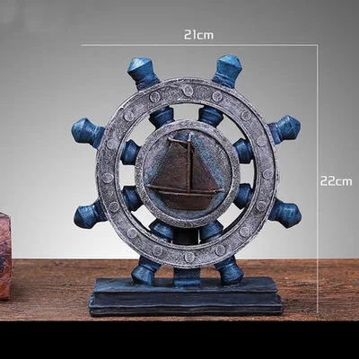 Mediterranean-Blue Strongwell, американская статуя, Ретро модель, винный шкаф, настольная декоративная статуэтка, винтажный домашний декор, произведение искусства, украшение для дома - Цвет: Mediterranean-Blue