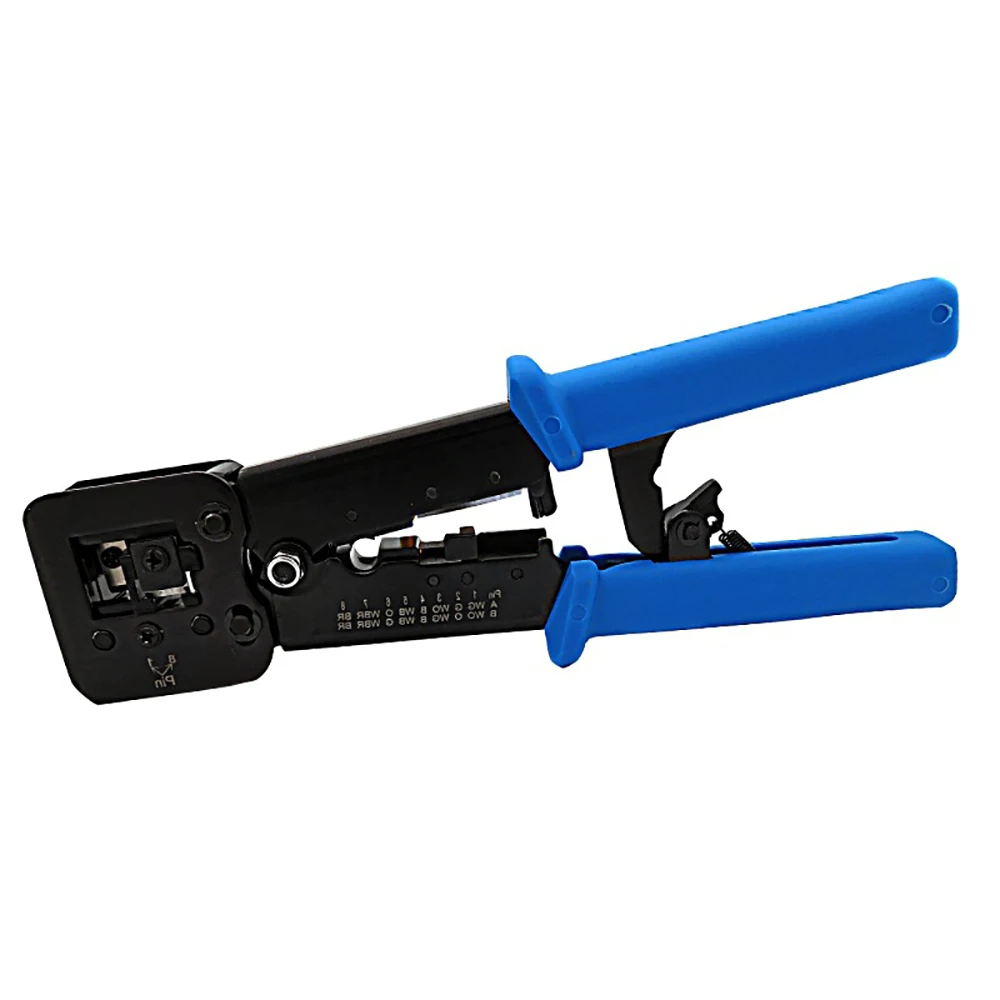 OULLX EZ RJ45 Crimper Hand Network Tools Pliers RJ12 cat5 cat6 8p8c Cable Stripper Pressing Clamp Tongs Clip Multi Function