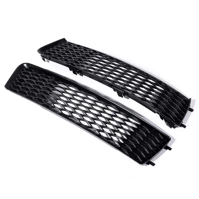 Grille pare-choc avant centrale Pour Audi Pour Q7 S-line 2016-2018 2019  Noir Voiture Pare-chocs Avant Calandre Latérale Inférieure Antibrouillard  Couverture grilles calandre avant ( Couleur : 1Pcs Rig : : Auto et