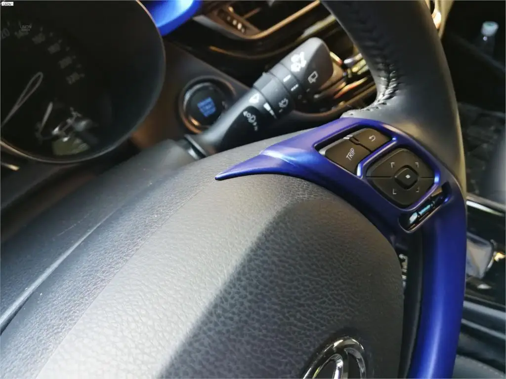 Unon краска, украшение на руль автомобиля, отделка блестками, Наклейка для Toyota CHR C-HR,,,, автомобильные аксессуары