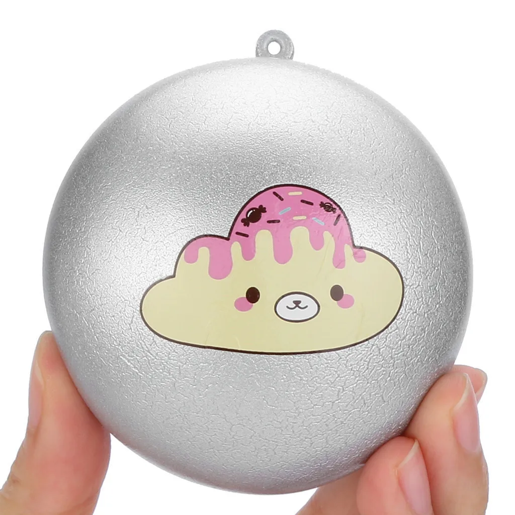 5 Pcs Bread Scented Charm Slow Rising Collection Stress Reliever Toys Squishy Squeeze Cartoon Food Toy Kids Gifts #B