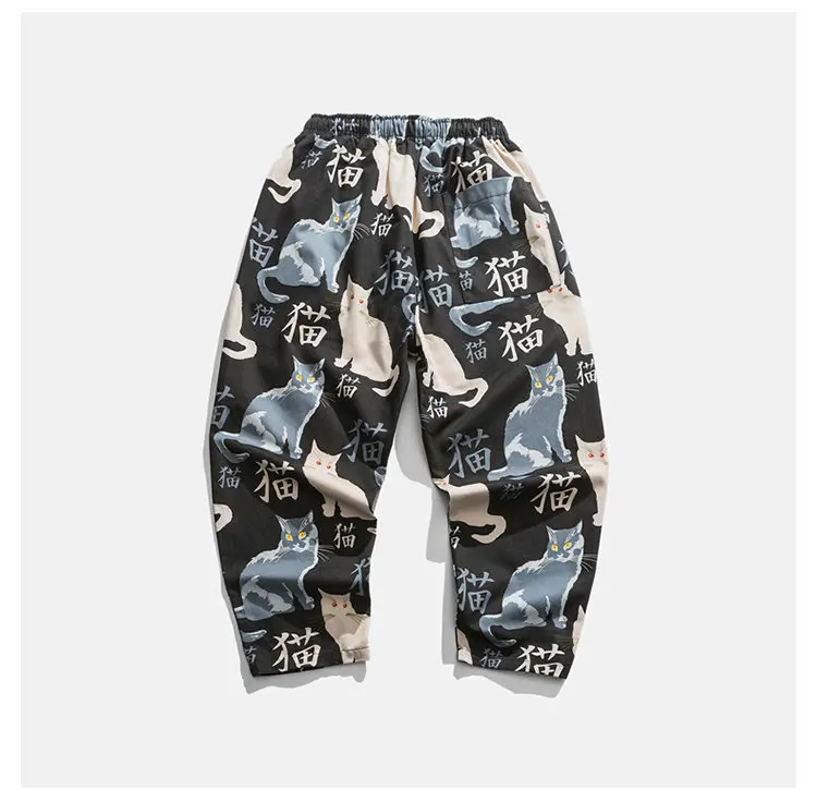 harem joggers 2021 Streetwear Men Harem Pants Printed Casual Pants Mens Chinese Style Summer Oversize Jogging Pants Woman Fashion 5XL harem pants men