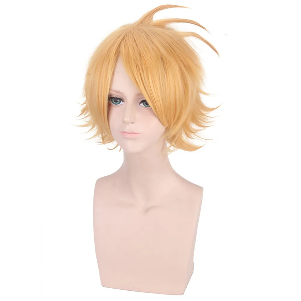 Парики для косплея из синтетических волос для мужчин и женщин Boku no Hero Academy Kaminari Denki, вечерние парики для ролевых игр