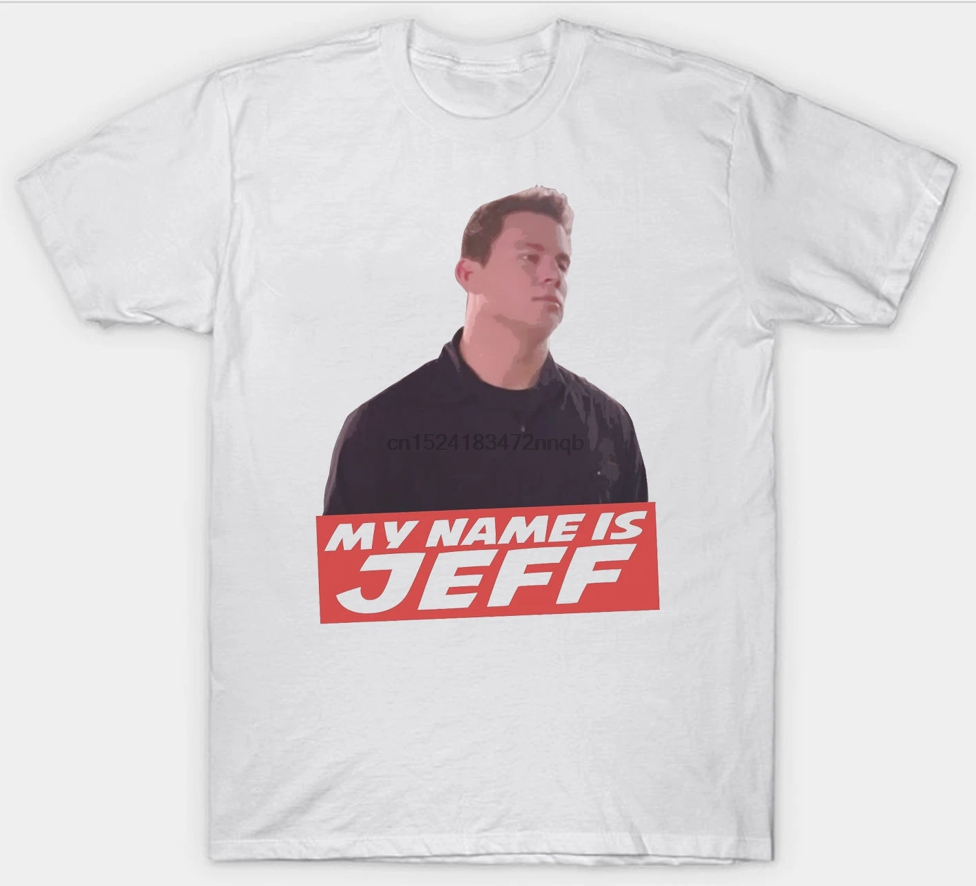 My name is jeff. Футболка my name is.