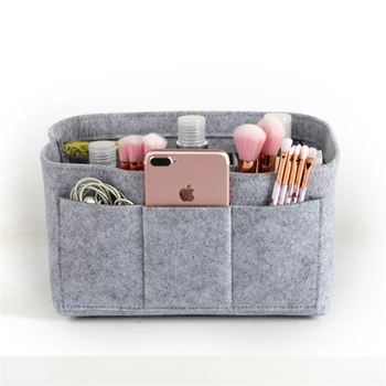 

Factory Direct Felt Environmental Protection Cosmetic Bag Sundries Storage Bag Can Be Customized Logo Size Color