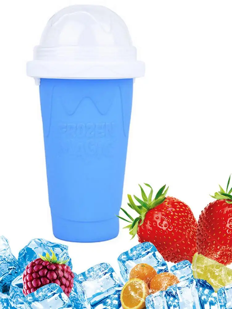 Quick-Frozen Silica Gel Cup Homemade Milkshake Bottle Slush And Shake Maker Fast Cooling Ice Cream Magic Slushy |