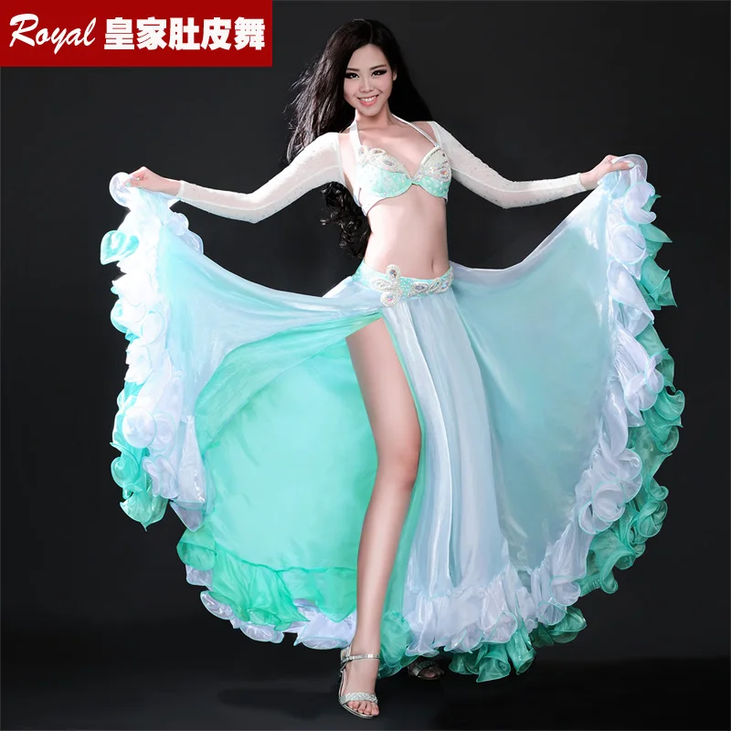 2 Pièces Ensemble Costume De Danse Du Ventre Pour Femme Soutien-gorge à