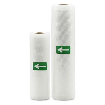 

2Pcs Vacuum Sealer Rolls 11 inch x 196 inch & 8 inch X196 inchCommercial Grade Bag for Foodsaver and Seal A Meal