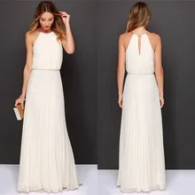 A Line Bridesmaid Dresses Long Chiffon Cheap A Line Wedding Guest Party Dress Modest Simple Style Bridesmaids Dress