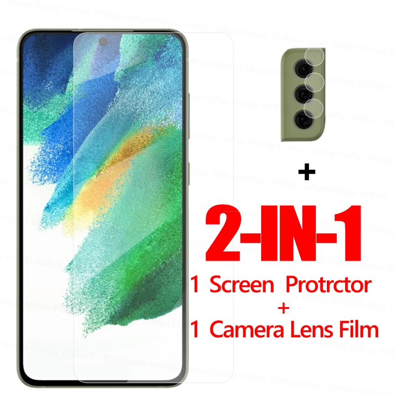 Pellicola Salvaschermo 2.5D Per Samsung Galaxy S21 Fe Vetro Per Samsung S21 Fe Pellicola Protettiva Per Telefono In Vetro Temperato Per Samsung S21 Fe