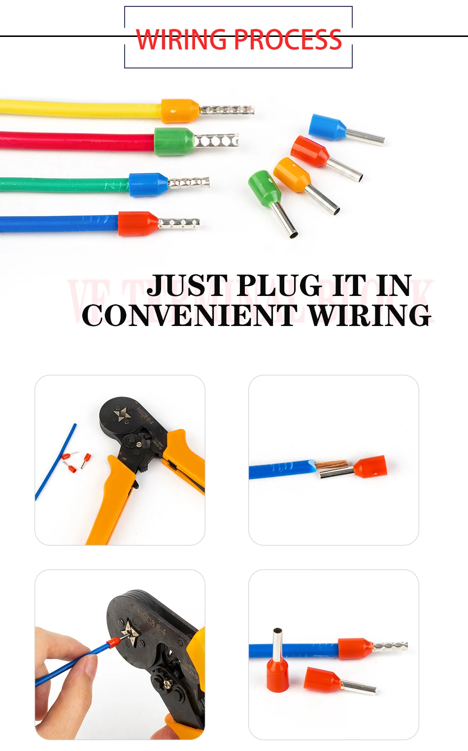 wire connect 400/415/750/900pcs-BOX Crimping tool Insulated connector Terminal Crimp Terminator cold pressed insulated terminal wire connect 400/415/750/900pcs-BOX Crimping tool Insulated connector Terminal Crimp Terminator cold pressed insulated terminal