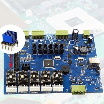

Ultra-silent MakerBot TMC2100 V1.0 Stepper Motor Driver Module With Heatsink 3D