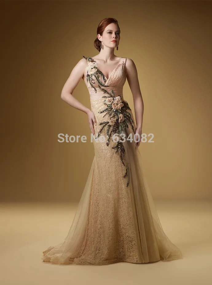 Новая Мода Vestidos формальные длинные цветочные элегантные вечерние платья с кружевами для выпускного вечера платья для матери невесты
