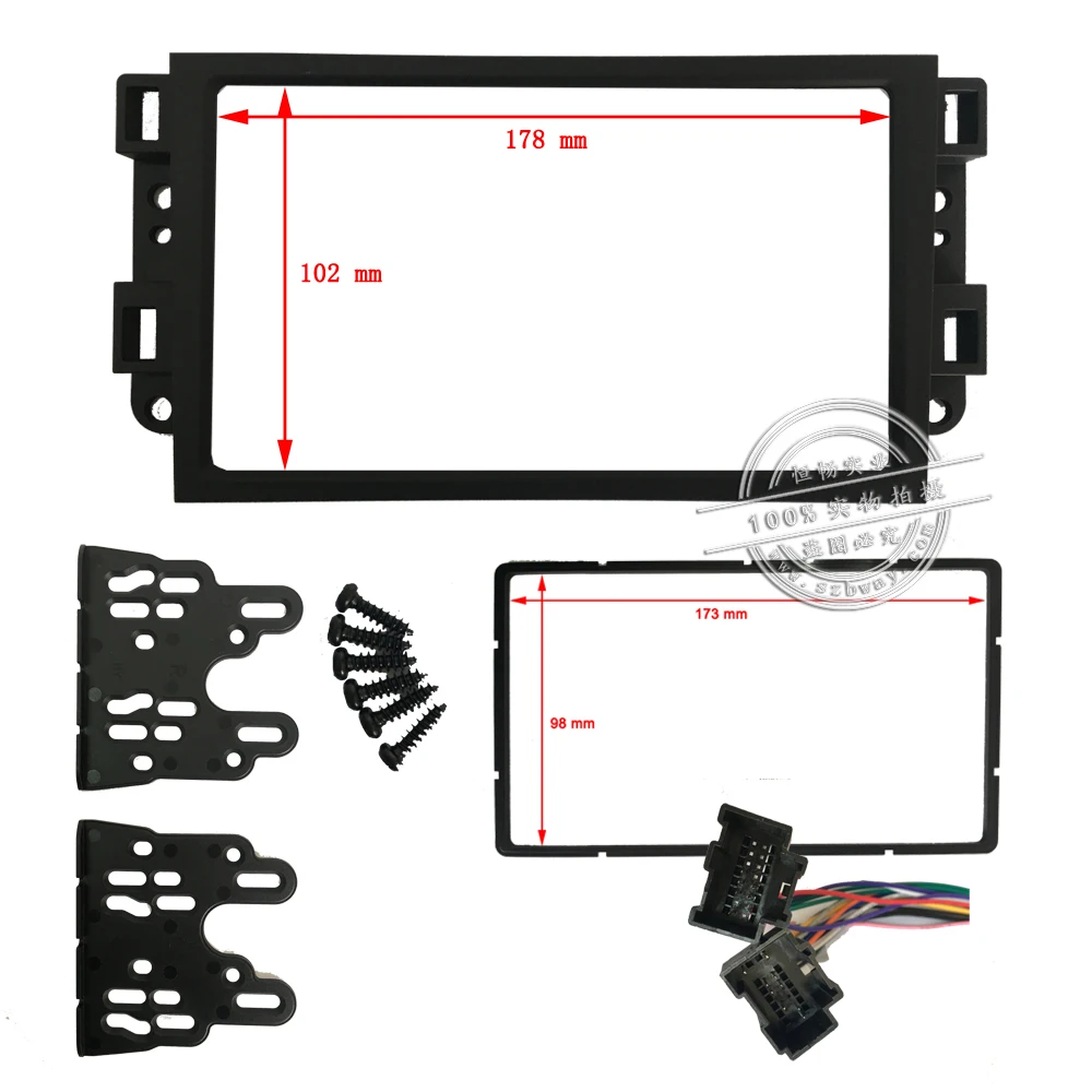 HACTIVOL 2 Din автомобильное радио Лицевая панель рамка для Chevrolet Lova Captiva Aveo Epica 2006-2011 Автомобильный dvd-плеер панель приборная панель комплект крепления