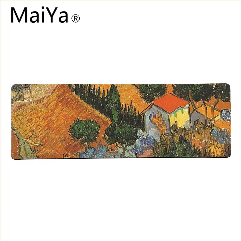 Maiya высокое качество Ван Гог арт Комфортный коврик для мыши игровой коврик для мыши большой коврик для мыши клавиатуры коврик