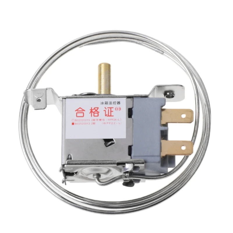 

WPF22-L 2Pin Refrigerator Thermostat Household Metal Temperature Controller New
