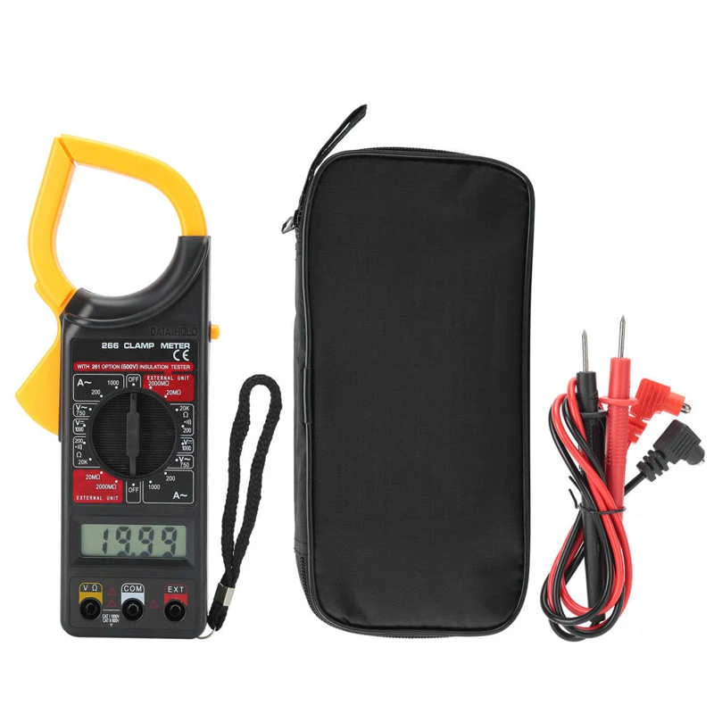 Digital Clamp Meter Ammeter Voltmeter Electronic Multimeter Digital LCD Design for Measure Voltage Electrical Measurement Clamp Meter Digital Clamp Meter Ammeter Voltmeter Electronic Multimeter Digital LCD Design for Measure Voltage Electrical Measurement Clamp Meter