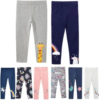 

3-8 Years Kids Unicorn Leggings Pants Children Autumn Winter Clothing Boys Long Pants Rainbow Tight Trouser For Girls